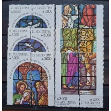 ARGENTINA 1990 GJ 2521/32 SERIE COMPLETA NUEVA MINT U$ 18